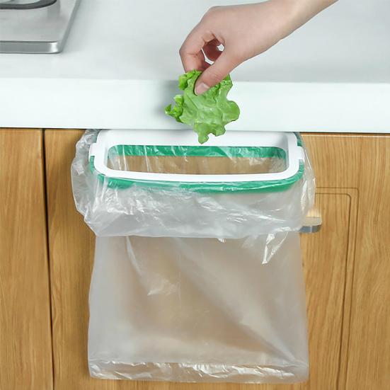Yousheng Trash Bag Hanger Convenient Saving Space Plastic Hanging Storage Garbage Bag Holder for Kitchen