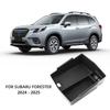 Органайзер-лоток на центральную консоль автомобиля для Subaru Forester 2019 2020 2021 2022 2023 2024, аксессуары, ящик для хранения под центральным подлокотником