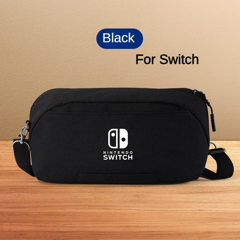 Многофункциональная сумка для хранения Nintendo Switch с мягкой плюшевой подкладкой, портативная, вместительная, водонепроницаемая сумка через плечо