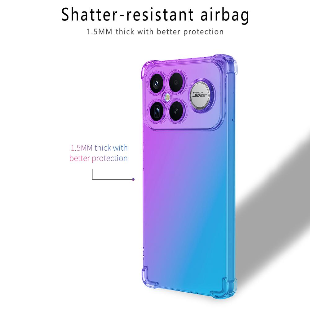 Чехол для Xiaomi Redmi K90 Pro Max 5G / Poco F8 Ultra, градиентный цвет, ТПУ, противоударная крышка для телефона