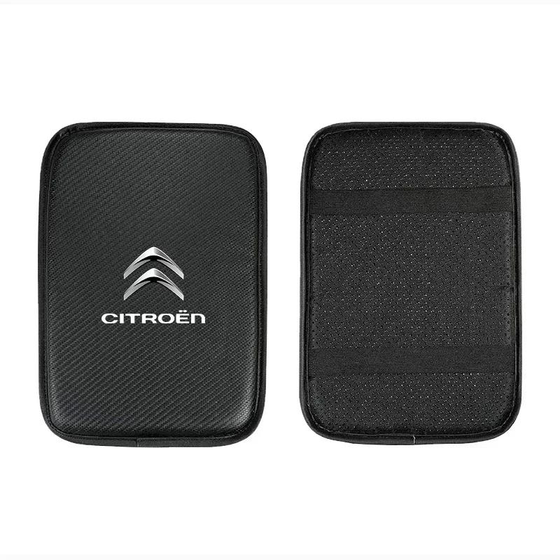 Car Armrest Box Mats Leather Center Console Covers Accessories For Citroen C1 C2 C3 C4 C5 X7 Berlingo Xsara C8 C4L DS3 DS4 DS6