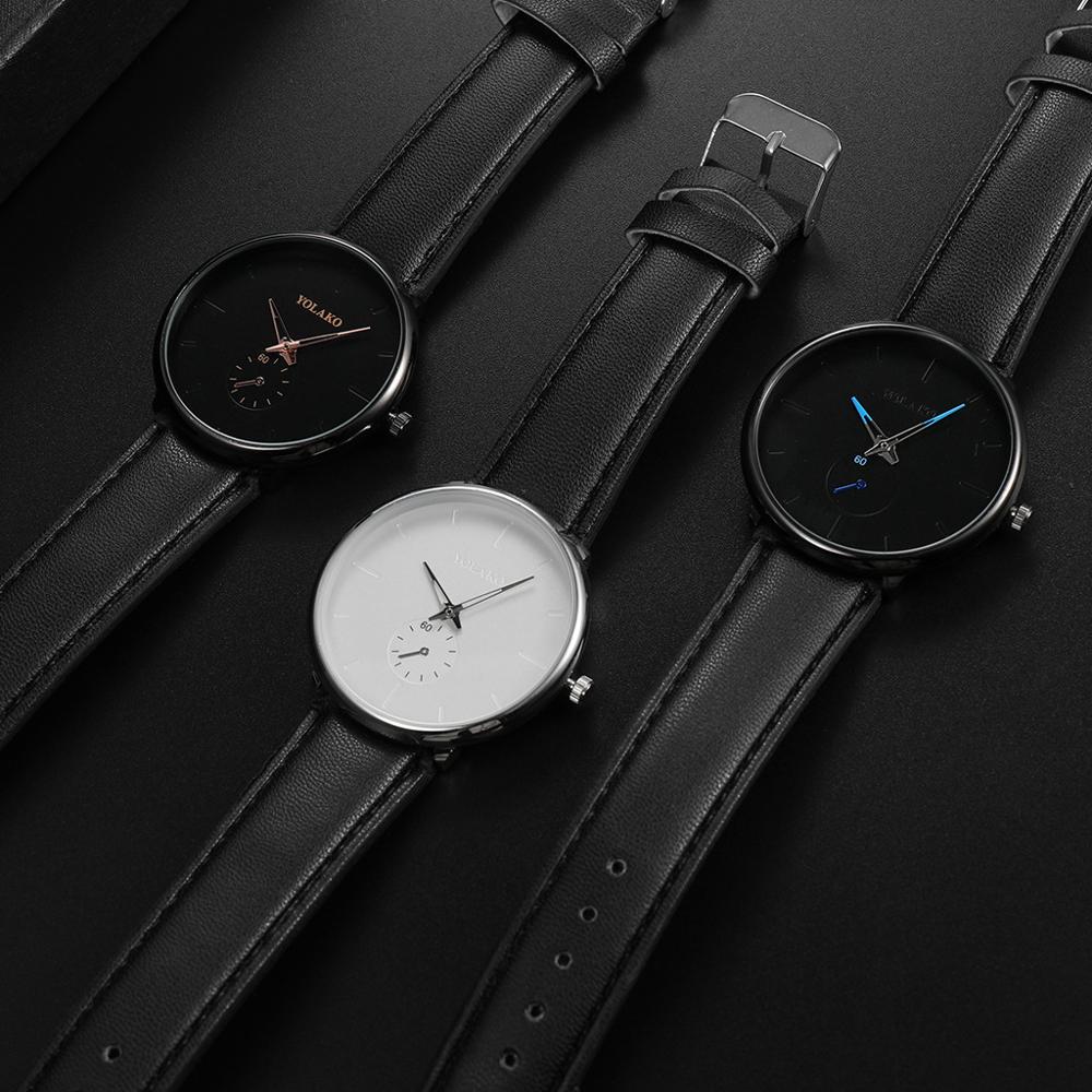 YOLAKO брендовые мужские часы из нержавеющей стали, ультратонкие часы, relogio masculino erkek kol saati, наручные часы с сетчатым ремешком