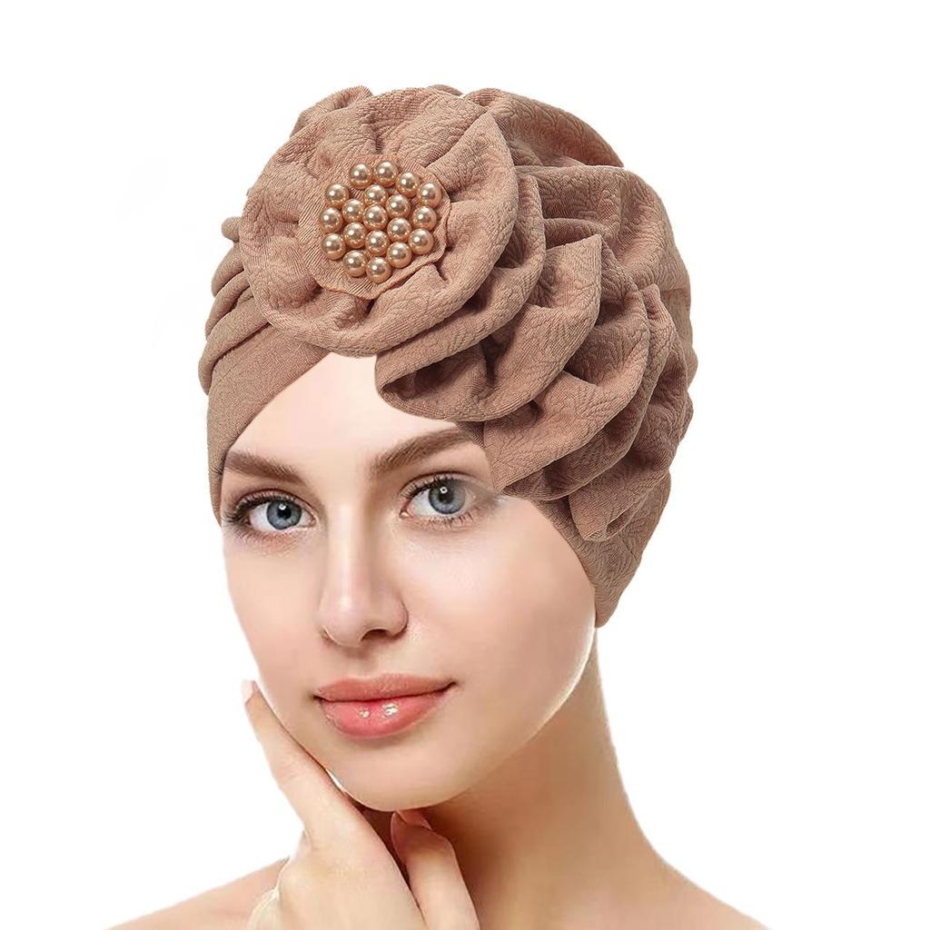 Четыре сезона Многоцветная драпированная шапка-шарф - Модная уличная шапка-бини