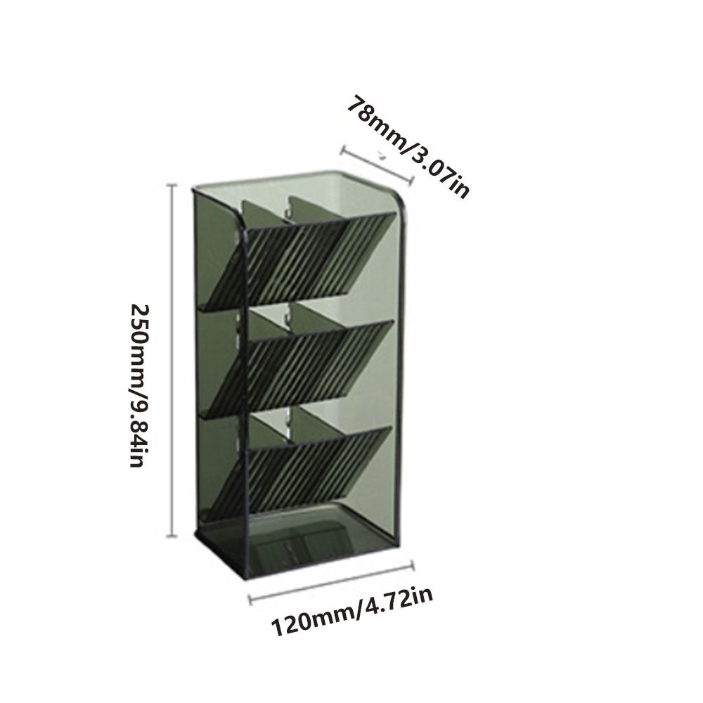 Vertical Makeup Shelf Transparent Jewelry Display Stand Lipstick Storage Box Lipstick