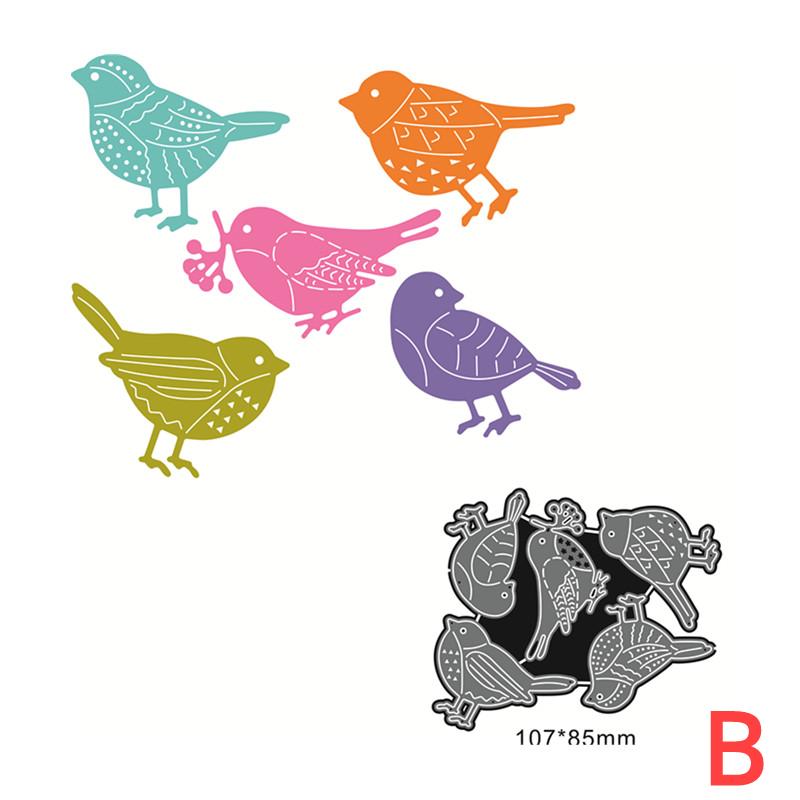 Birds Metal Cutting Dies Stencil DIY Scrapbooking Photo Album Decor Embossing Cards Making DIY Crafts
