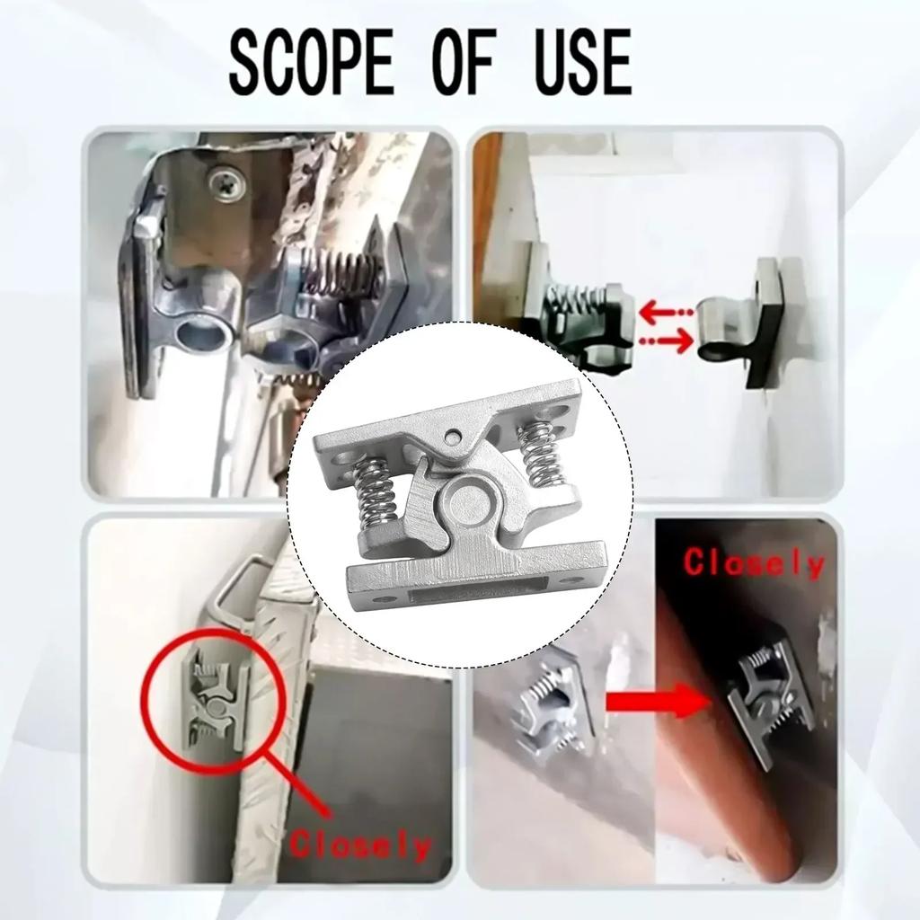 For RV Doors For Caravan Motorboat Doors Door Catch Clip RV Door Clamp For Doors Double Roller Stainless Steel