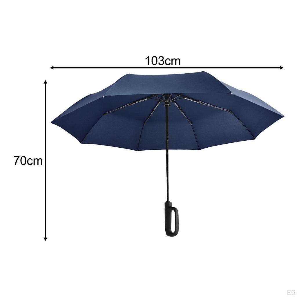 8 Ribs Rain Umbrella Waterproof Folding Business Automatic Opening And Closing for