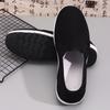 Boxed Old Beijing Cloth Shoes Men's Single Shoes Breathable Leisure Elderly Pedal Driving Work Black Cloth Shoes
