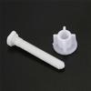 Plastic Bolts Toilet Hinge Screws White 2*Washers 6cm Screw