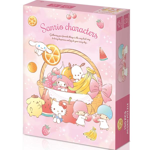Sanrio Characters Fruit World Jigsaw Puzzle SAN-A150-056, 150 Pieces, Mixed Colors Korean Popular Toys