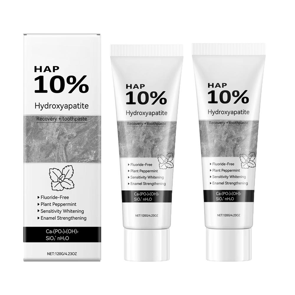 Отбеливающая зубная паста Восстановление эмали Гигиена полости рта Очищающая Удаление пятен Свежее дыхание Гидроксиапатит Осветляющая зубная паста