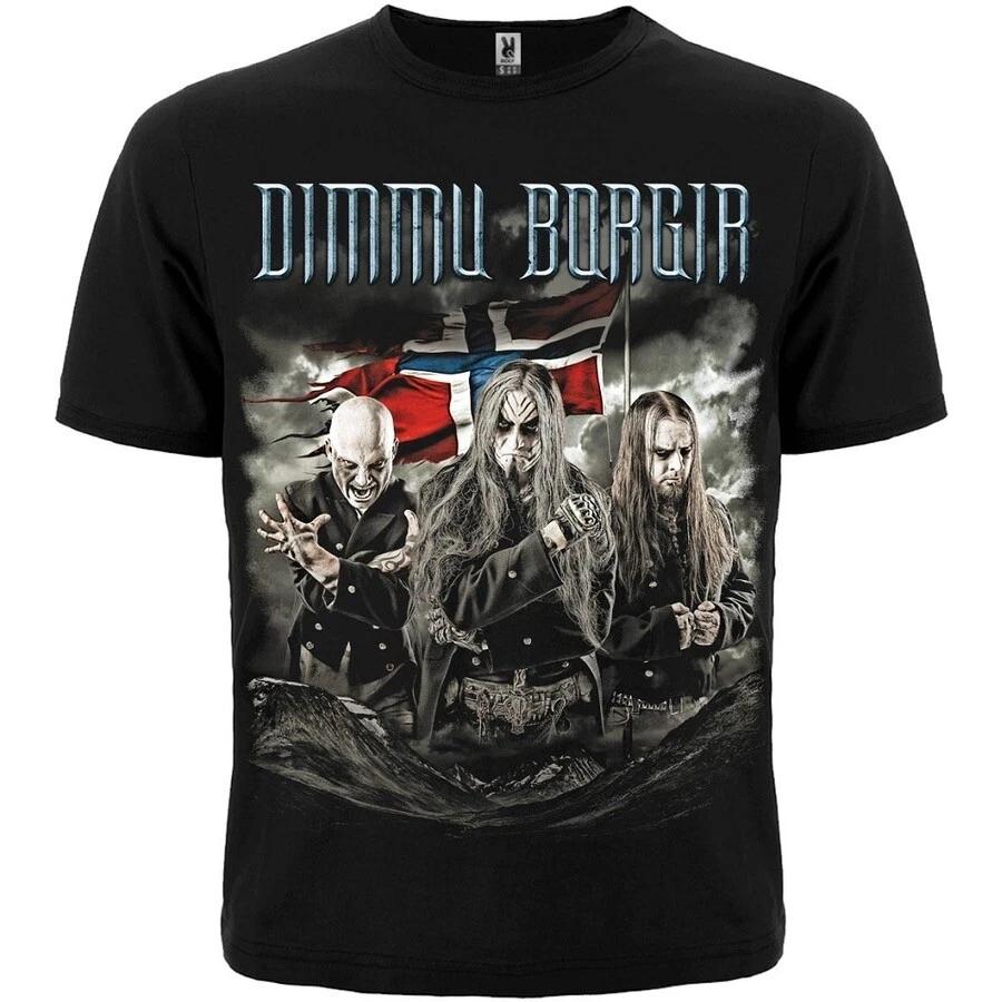 Dimmu Borgir лицо Черная футболка хаос темный трон