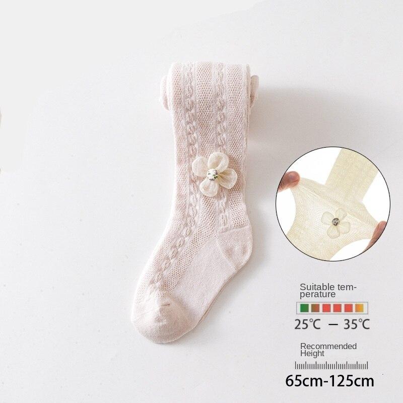 Комплект колготок 3/4 для маленьких девочек, сетчатые леггинсы для малышей, чулки, милые бесшовные колготки с бантом