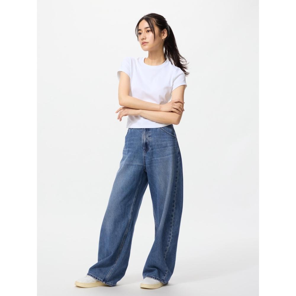 Uniqlo Baggy Curve Jeans Short Length