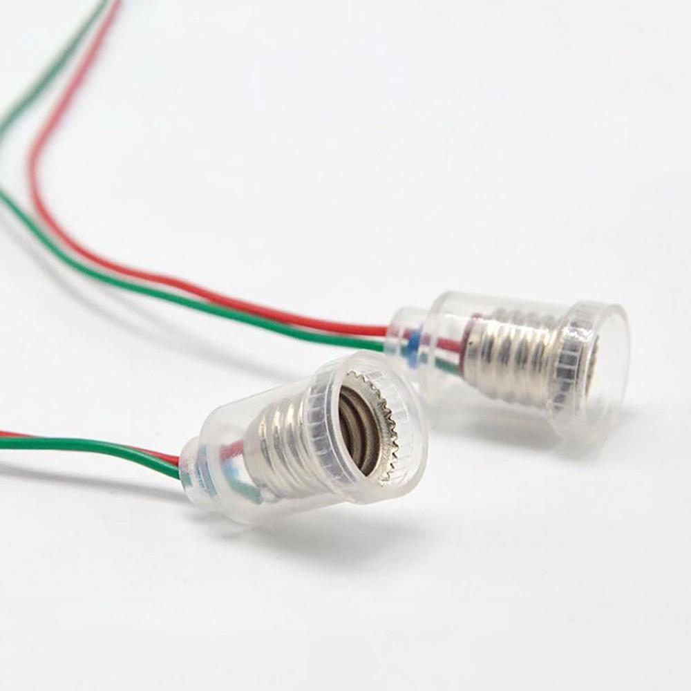 pcs for Small Bulb with 20cm Wire E10 Lamp Holder E10 Lamp Base Light Adapter Lighting Accessories