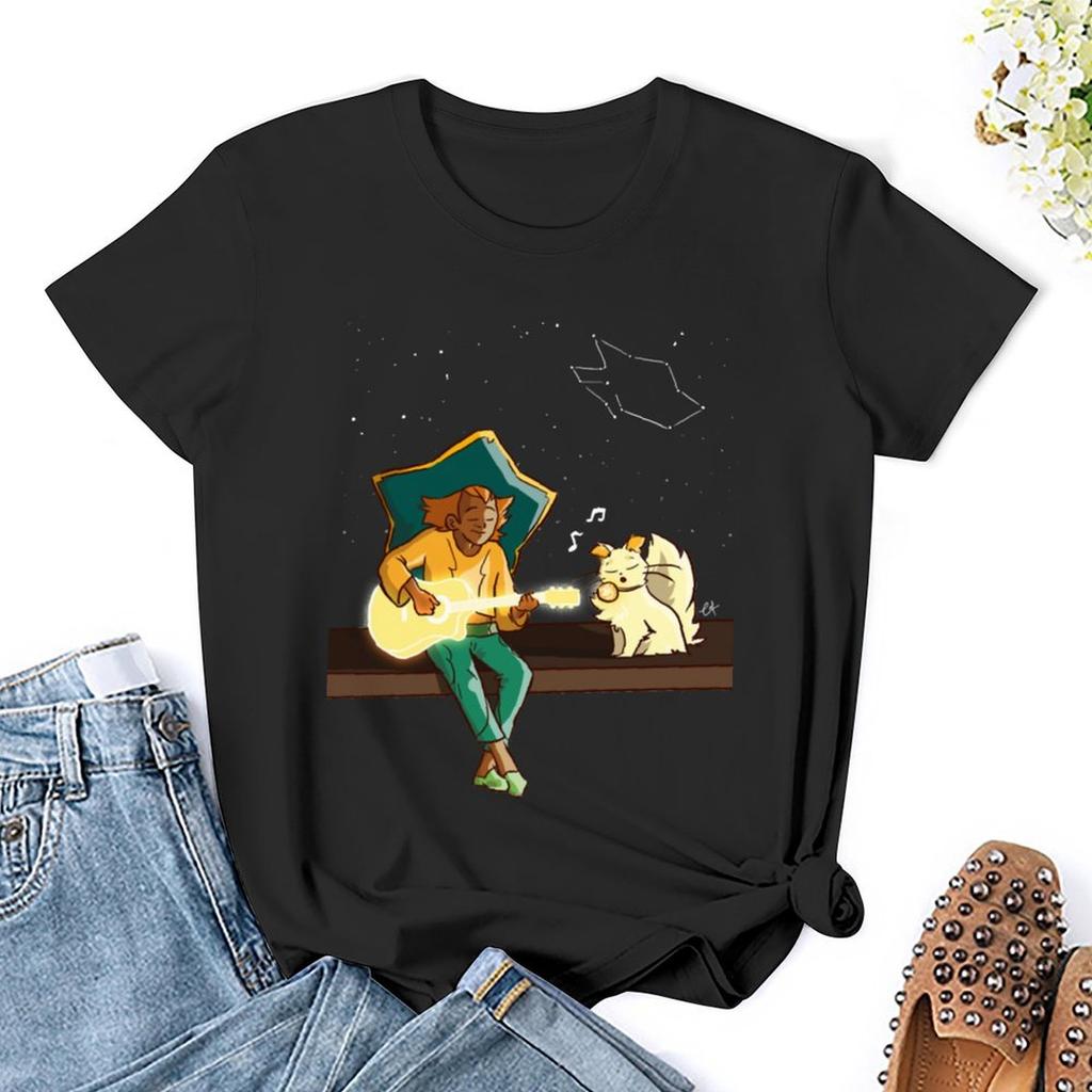 Футболка Spiritfarer с коротким рукавом Эстетическая одежда Одежда Kawaii Женские топы