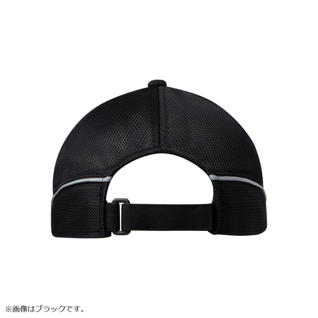 Half mesh cap with LED light Light gray Free [Daiwa] DC-3623