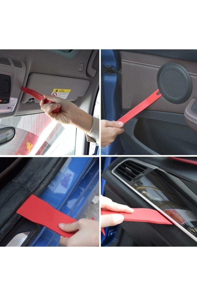 19-Piece Car Stereo Trim Removal Tool Kit with Case – Radio and Upholstery Removal Set