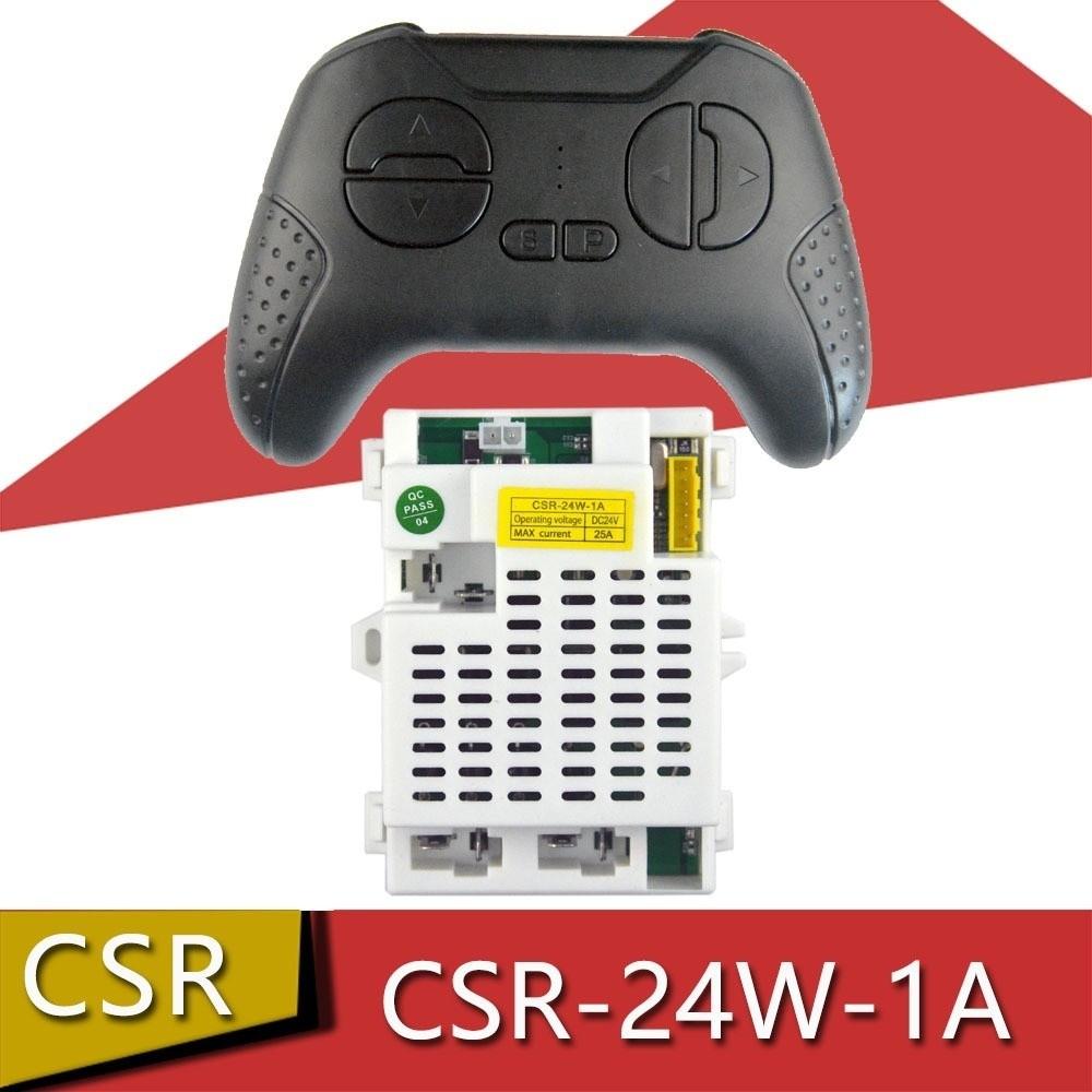 CSR-24W-1A Remote Controller Black Controller Receiver New Electric Car RC  for Kids Electric Car