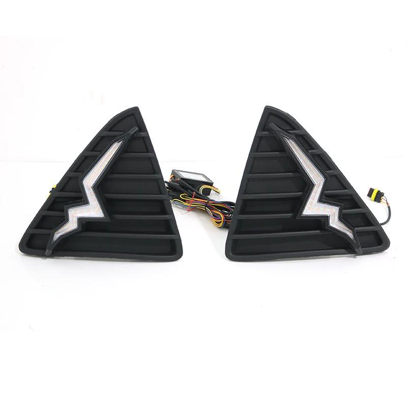 Светодиодный комплект дневных ходовых огней и противотуманных фар для Ford Focus 2012 года - Передний бампер, модифицированный с функцией бегущего огня.