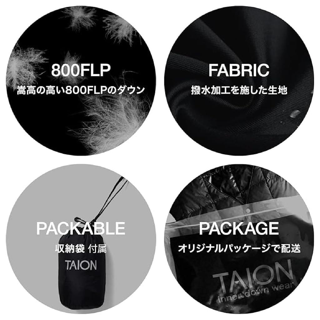 Taion Унисекс Милитари Пуховик W-Zip V-образный вырез (Мягкая оболочка) (101ALSZML-1)