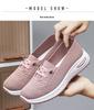 Женские повседневные кеды из дышащего материала Flyknit, без шнуровки, большого размера