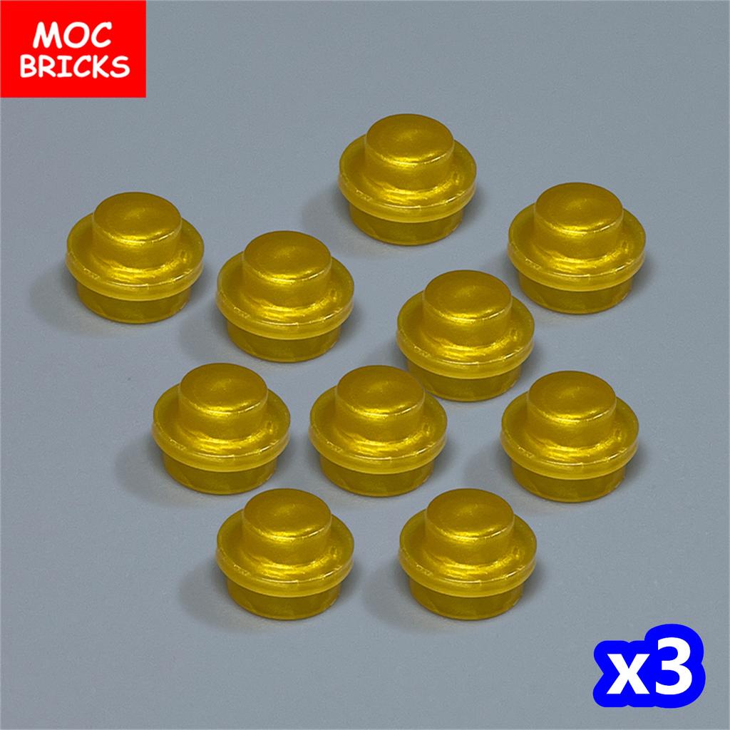 30 шт./лот Кубики MOC Прозрачная пластина Круглая 1x1 Сцена озера, океана, реки 30057 4073 Образовательные Строительные Блоки Игрушки Подарок для Детей
