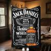 Jack Daniel's Legacy Plush Blanket Soft Comfortable All Seasons blanket Sofa Office Naps blanket Outdoor Travel throw Perfect Gift