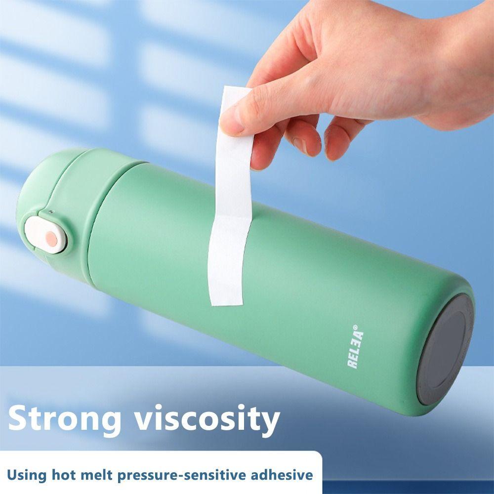 Strong Viscosity Strong Tape Sticker White Sticky Paper Double Sided Tape  School/Home/Office