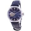 Восстановленные мужские часы Seiko Presage Automatic Cocktail Time Blue Moon SSA405 SSA405J1 SSA405J с открытым циферблатом, сделанные в Японии