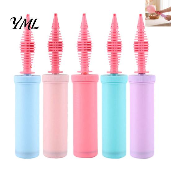 Handheld Balloon Pump Hand Held Plastic Pump, Two Way Dual Action Inflator, Manual Inflator Air for Latex Balloons, Portable Blower Tools Tool