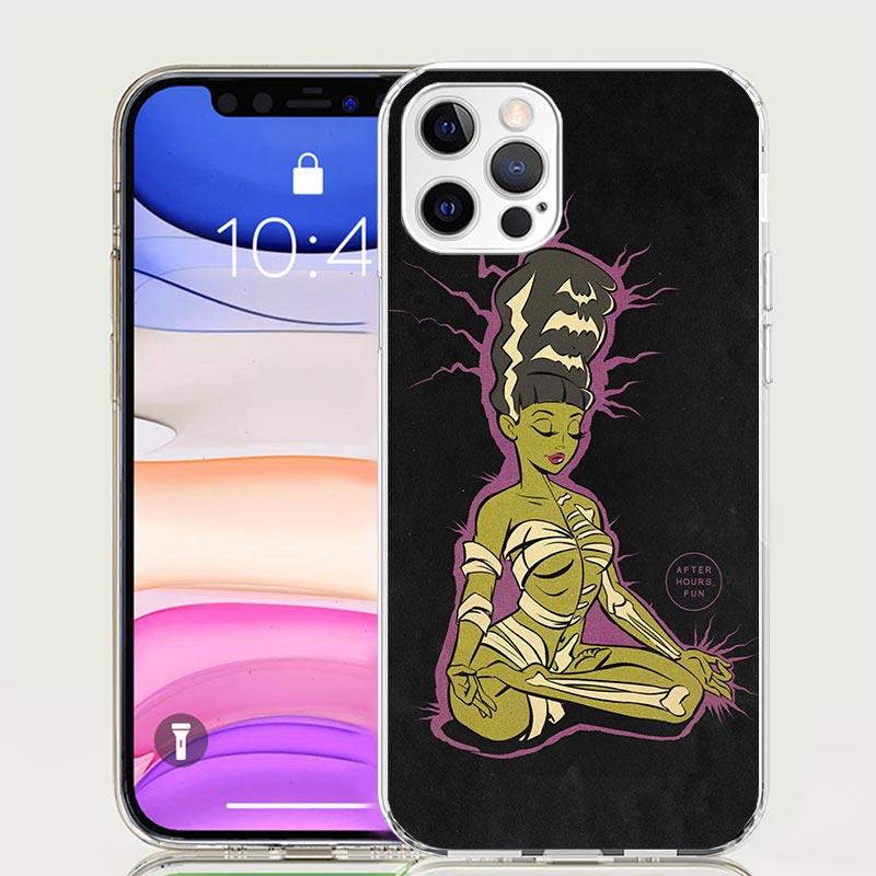 Сексуальный Хэллоуин Красивые Девушки Чехол для Телефона для Apple iPhone 17 Air 16 15 Plus 14 + 13 Mini 12 11 Pro Max 7 8 SE 16Max Мягкий Чехол Cov