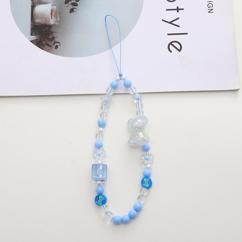 Красочный мультяшный чехол для телефона с ремешком и электропокрытием в квадратную клетку