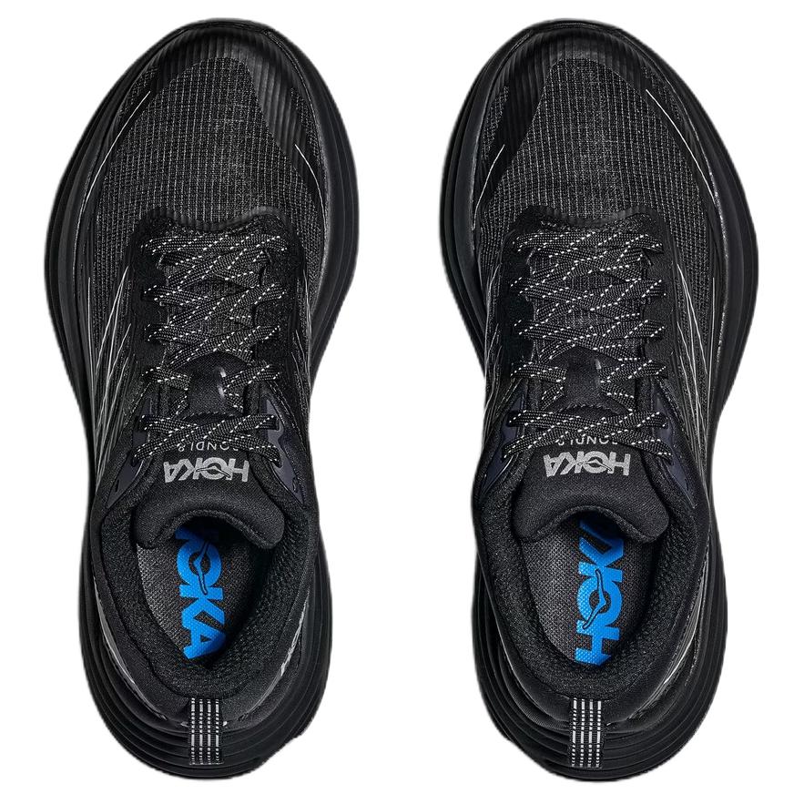 HOKA One One Bondi 8 Текстиль, Синтетическая кожа Нескользящая, Износостойкая, Дышащая, Возвращающая энергию Беговые кроссовки 1155391-BKSV
