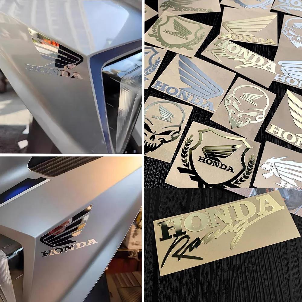 FPY1 Car Sticker Waterproof Modified Decorative for Honda Silver Gold Sticker Suitable for All Motorcycle Helmet Exhaust Pipe Decor