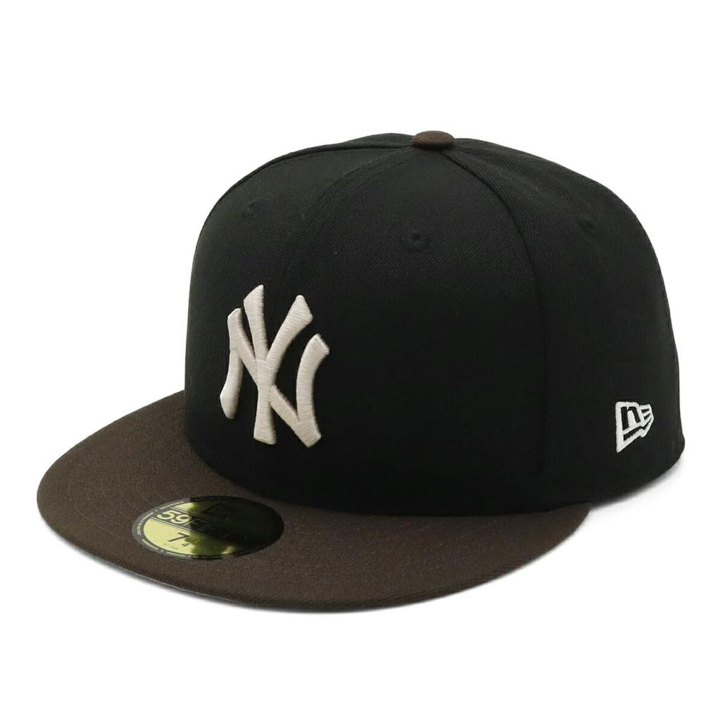 Кепка New Era 59FIFTY двухцветная эксклюзивная ONSPOTZ NY BlackWalnut 7 59Fifty двухцветная расцветка Черный Орех Mlb New York Yankees