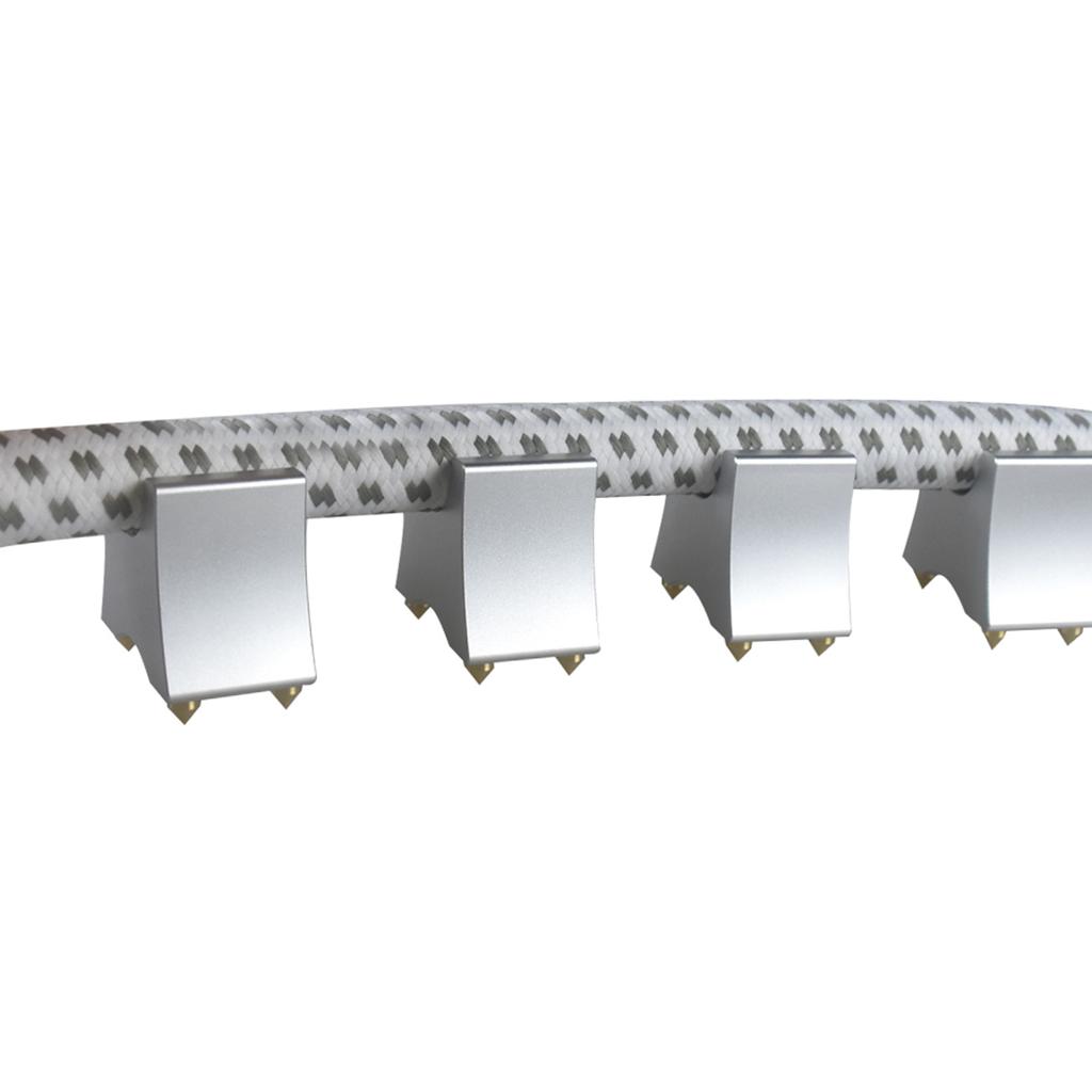 4 шт. Стойка-подставка для кабельного лотка Hi-Fi, шип, опорная рама, прочный металлический держатель для акустического провода, многофункциональный, амортизирующий