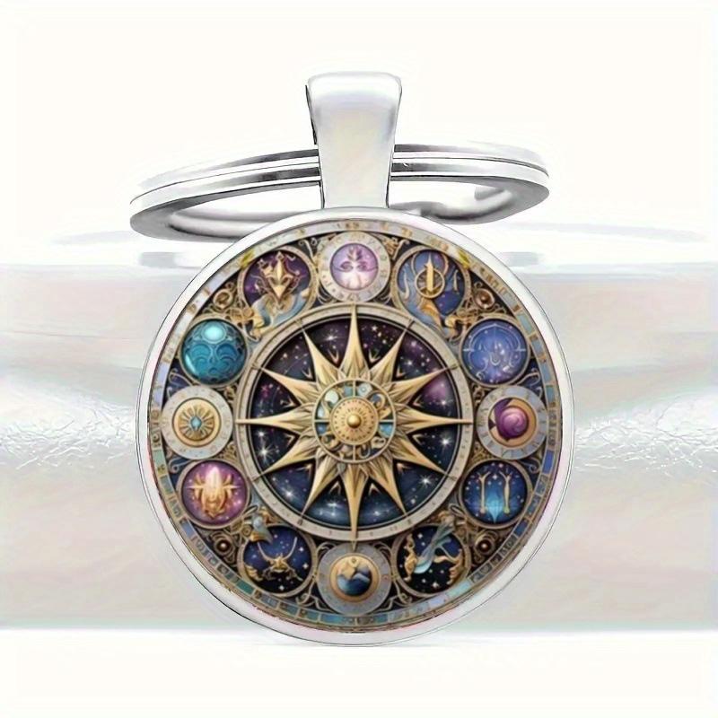 Acrylic Mysterious Celestial Body Symbol, Universe Planet Color Window Pendant, Holiday Hanging Decoration - Unique Artwork