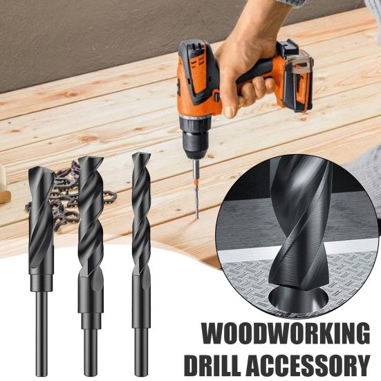 Drill Bit 118-Degree Point Angle Wear-Resistant Rust-proof Widely Used High Speed Steel DIY Drill Bit Woodworking Tool