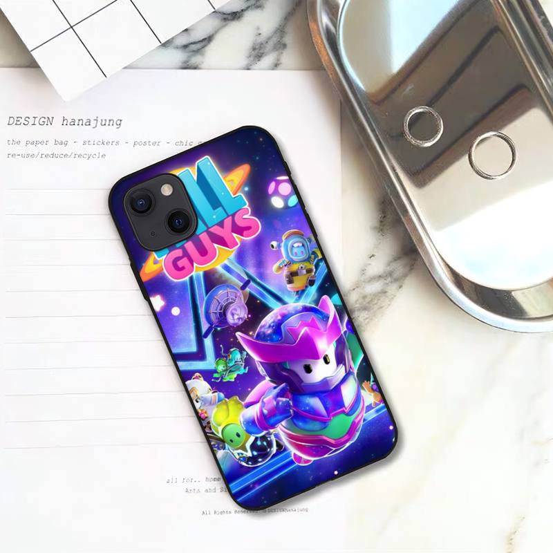 Милый чехол для телефона F-Fall Game Guys для iPhone 11 12 Mini 13 14 Pro XS Max X 8 7 6s Plus 5 SE XR Shell