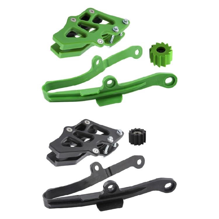 Комплект запчастей направляющей цепи для KX250F 2009-2016 KX450F 2009-2015 KLX450R, 3-х компонентный комплект для ремонта корпуса ролика