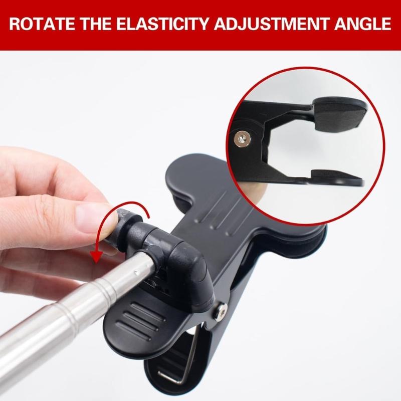 Retractable Stainless Steel Sign Holder for Protests and Event Portable Handheld Display Stand for Various Occasion