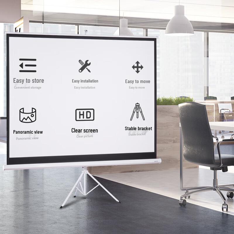 Deli 50494 Projector Screen with Stand