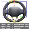 For Peugeot 208 Peugeot 2008 Hand Sewing Car Steering Wheel Cover Car Accessorie