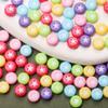 100 шт. 7 мм прекрасный узор звезды модные плоские круглые акриловые свободные бусины для DIY браслет ожерелье ювелирные изделия бисер аксессуары