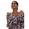 Dorothy Perkins Женское/женское мини-платье с цветочным принтом и V-образным вырезом и длинными рукавами