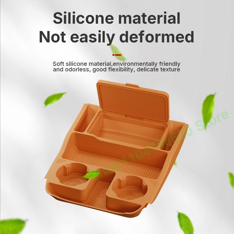 For Xiaomi Yu7 2025 2026 Car Center Armrest Hidden Silicone Storage Box Cup Holder Organizer Interior Stowing Accessories