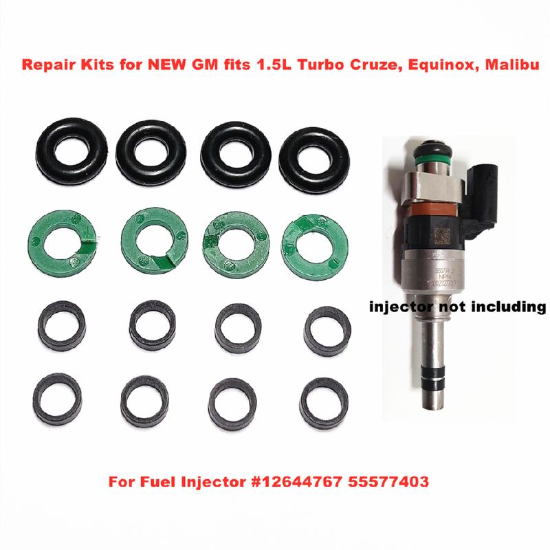 Fuel Injector Rebuild Repair Kits OEM 55577403 For Buick Chevrolet GMC Cruze Encore Equinox 16-18(AY-RKG912)