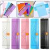 Paper Cutter Art Trimmer DIY Supplies A4 Portable Scrapbook Cutter Replacement Blades Safety Accessories Office Home Stationery