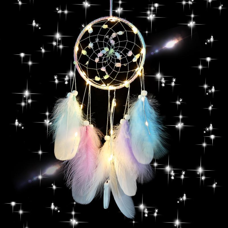 Ловец снов подвесное украшение колокольчики для отправки студентам украшения день рождения мечта день святого валентина креативный подарок девушка мечта сетка подвесная